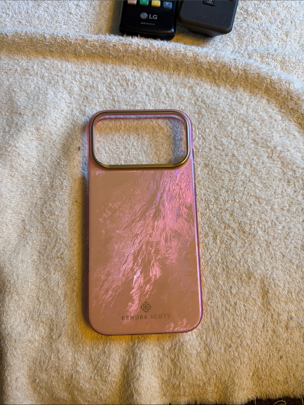 Kendra Scott Pink Iridescent Phone Case for iPhone 17 Pro Max